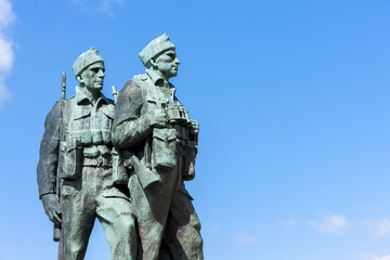Fototapeta na wymiar Commando Memorial w Spean Bridge, Highlands, Szkocja