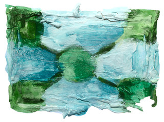 art daub watercolor blue green background abstract paper texture