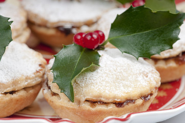 Traditional Christmas mincepies.