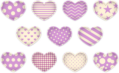 Pink hearts