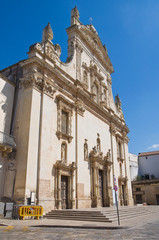 Mother church. Galatina. Puglia. Italy.