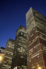 Fototapeta na wymiar New York City by night