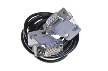 Fototapeta premium RS computer cable isolated on white background