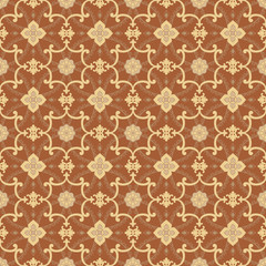 Vintage damask wallpaper - seamless pattern