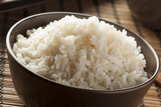 Bowl of Organic White Rice