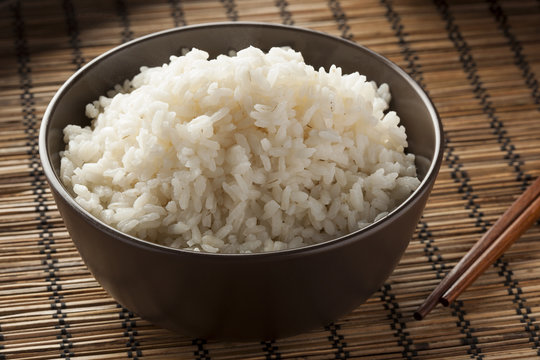 Bowl of Organic White Rice