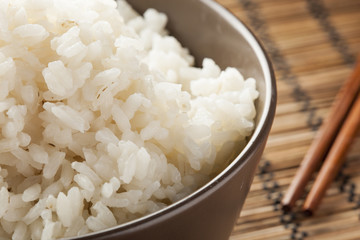 Bowl of Organic White Rice