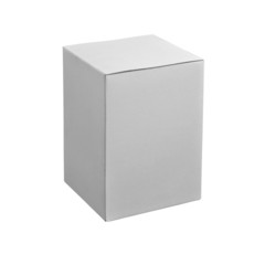 White box isolated with clipping path