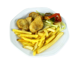 Chicken Nuggets and Fries