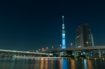 Obraz premium 東京スカイツリーの夜景