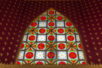 Antique Stained Glass in Sanctuary