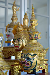 Actor's mask of Thai dance