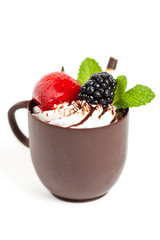 Chocolate coffee cup