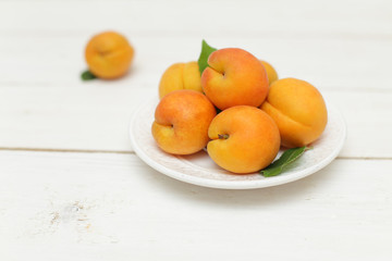Summer fruit - apricots, background