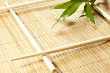 Bamboo mat abstract background