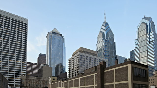 Skyline of downtown Philadelphia