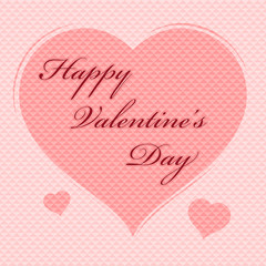 Valentines day postcard