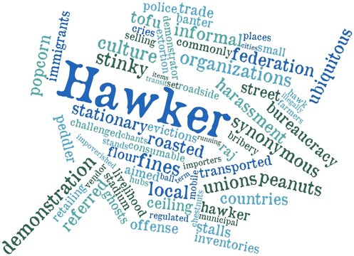 Word cloud for Hawker