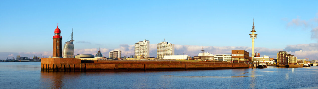 Panorama der Hafenstadt
