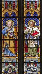 Obraz na płótnie Canvas Kosice - katedra - apostoł Piotr i Bartłomiej