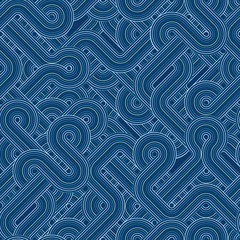 Twisted lines seamless pattern