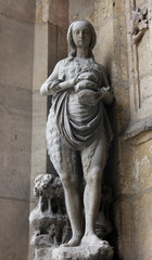 Obraz premium Saint Mary of Egypt, Saint Germain l'Auxerrois church, Paris