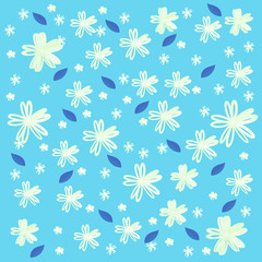 Flower wallpaper of frame on background