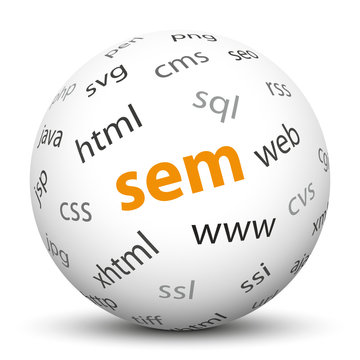 Kugel, SEM, Search Engine Marketing, Webdesign, Website, web, 3D