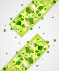 Abstract Eco background. Vector