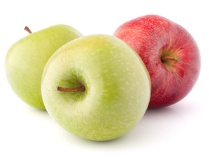 Red and green apple