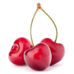 Heart shaped cherry berries