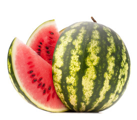 Sliced ripe watermelon