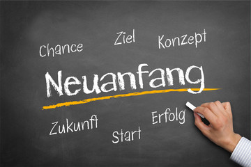 Neuanfang Konzept