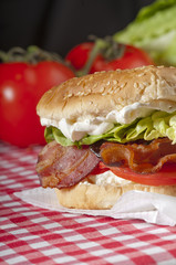 Bright, tasty and healthy BLT