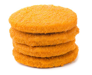 Stack of fish burgers