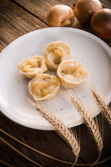  Pierogi.Polish dish .