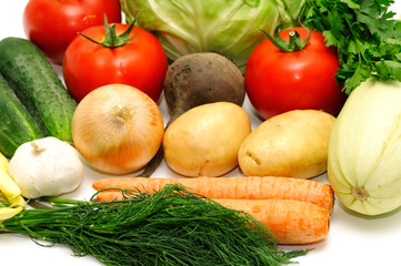collection vegetables