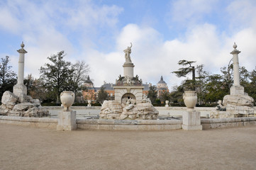 Fototapeta na wymiar ¬ródło Herkulesa i Antaeus, Aranjuez (Madryt)