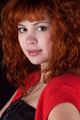 attractive redhead woman