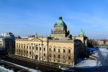 Fototapeta premium Leipzig Reichsgericht Bundesverwaltungsgericht