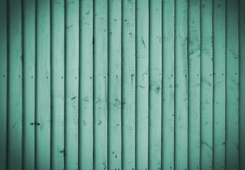 Emerald wooden wall