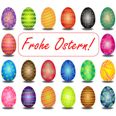 Bunte Ostereier