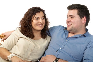 Young boyfriends couple