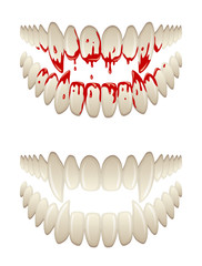 Bloody teeth
