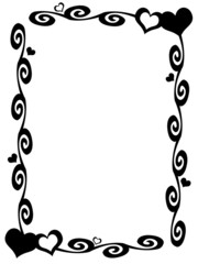 ハートのフレーム