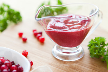 homemade cranberry sauce