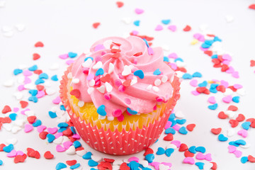 Valentine cupcake