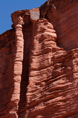 Sandstone cliff, Talampaya N/P, Argentina
