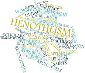 Word cloud for Henotheism