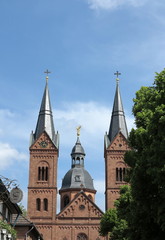 Fototapeta na wymiar Einhard – Basilika in Seligenstadt